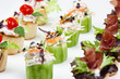 collection of finger food