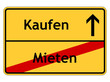 Mieten - Kaufen