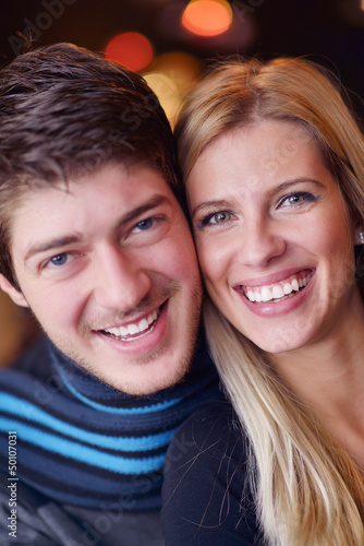Photo: Portrait of a happy young couple Portrait of a happy young couple