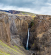 Hengifoss waterfall in Iceland