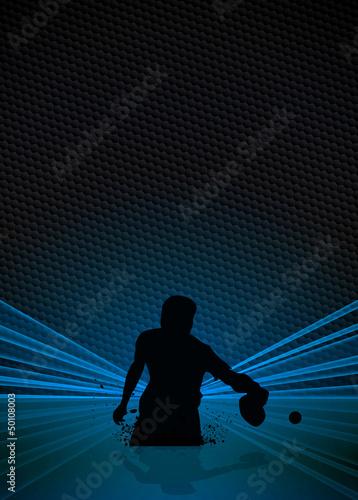 Illustration: Ping pong background Ping pong background