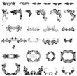 Floral adornment (black and white)