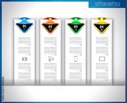 Vector: Infographic template for statistic data visualization. Infographic template for statistic data visualization.