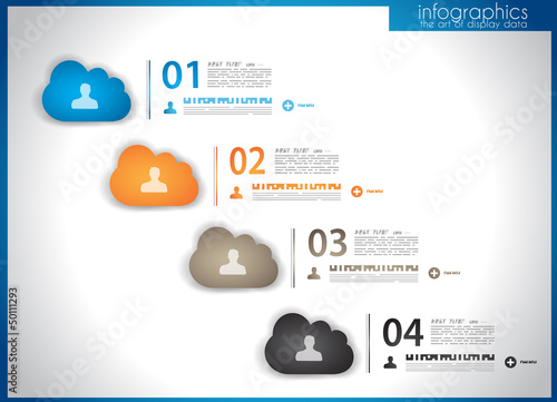 Vector: Infographic template for statistic data visualization. Infographic template for statistic data visualization.