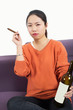 Woman cigar