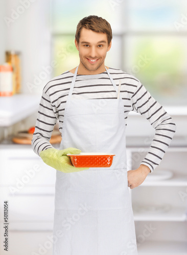 Photo: cooking man in kitchen cooking man in kitchen