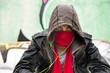 Photo: Hooded figure Hooded figure