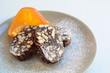 Biscuit salami with orange