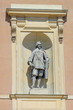 statue on royal palace in Stockholm, Sweden