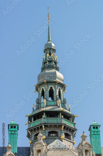 Photo: Ornamental tower in Stockholm, Sweden Ornamental tower in Stockholm, Sweden