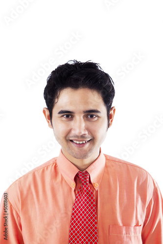 Photo: Happy businessman - isolated Happy businessman - isolated