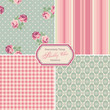 seamlessly tiling shabby chic patterns