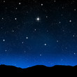 Ilustração: starry sky at night starry sky at night