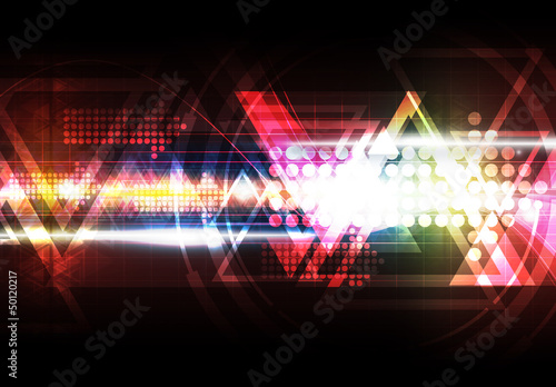 Illustration: communication technology background communication technology background