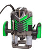 Electric milling machine for home handyman use, isolated over wh
