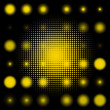 Set of spotted yellow halftone. EPS 8