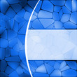 Stained glass design template. EPS 8