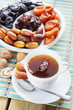 Dried Fruits And Cup Of Tea