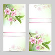Set of spring banners