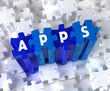 Creative 3D pieces of puzzle and word APPS