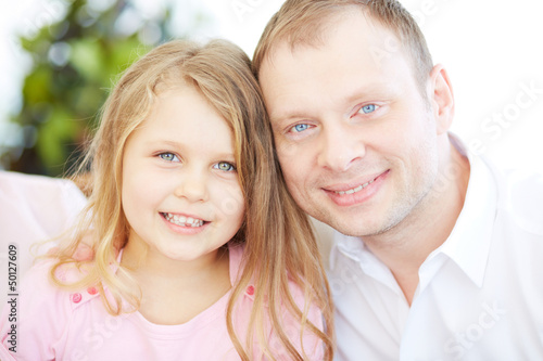 Photo: Girl with father Girl with father