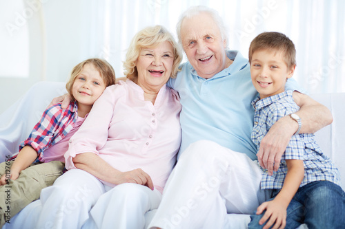 Photo: Seniors and youngsters Seniors and youngsters