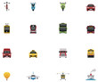 Vector transportation icon set