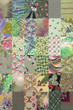 collection of quilt backgrounds - green