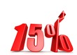 Up 15 percent