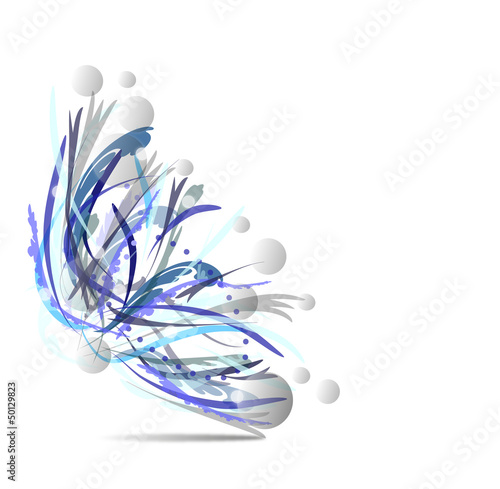 Vector: astratto con sfere ed ombra astratto con sfere ed ombra