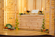 Thanksgiving church altar