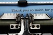 Thank you letter