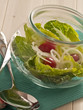 Gemischter Salat in einem Glas