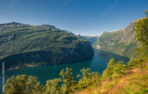 Photo: Geiranger fjord, Norway Geiranger fjord, Norway