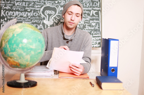 Photo: hübscher Schüler hübscher Schüler