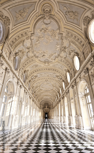 Photo: Galleria di Diana in Venaria Royal Palace, Torino Galleria di Diana in Venaria Royal Palace, Torino
