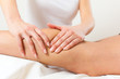 Photo: Patient at the physiotherapy - massage Patient at the physiotherapy - massage