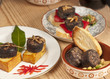 Mixed tapas with morcilla.