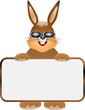 Osterhase Infotafel