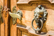 old wooden door