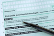 Einkünfte aus Kapitalvermögen, Steuererklärung, Finanzamt