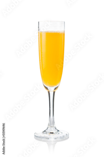 Photo: Mimosa cocktail prepared in the traditional way Mimosa cocktail prepared in the traditional way