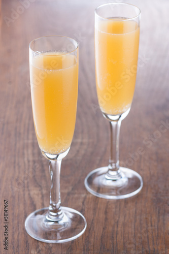Photo: Bellini cocktail prepared in the traditional way Bellini cocktail prepared in the traditional way