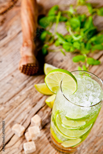 Photo: Fresh mojito drink Fresh mojito drink