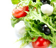 Photo: Salad with Mozzarella Cheese Salad with Mozzarella Cheese