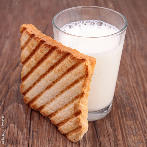Photo: milk and toast milk and toast