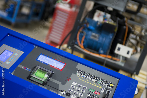 Photo: The control panel The control panel