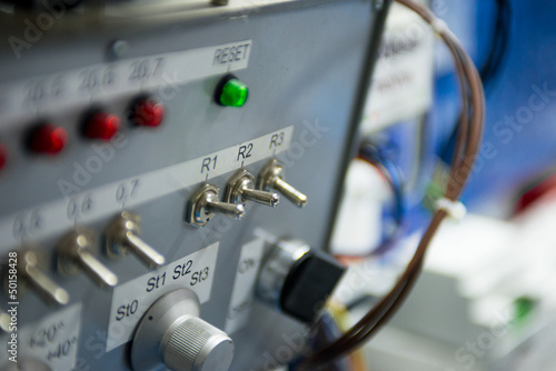 Photo: The control panel The control panel
