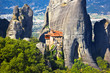 Meteora monastery in Greece Meteora monastery in Greece