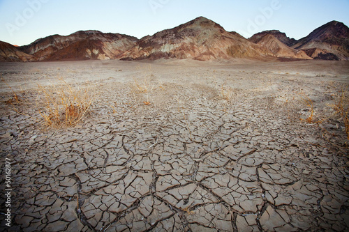 Photo: Barren earth in Death Valley Barren earth in Death Valley